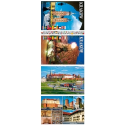 Kraków - składanka - 16 pocztówek